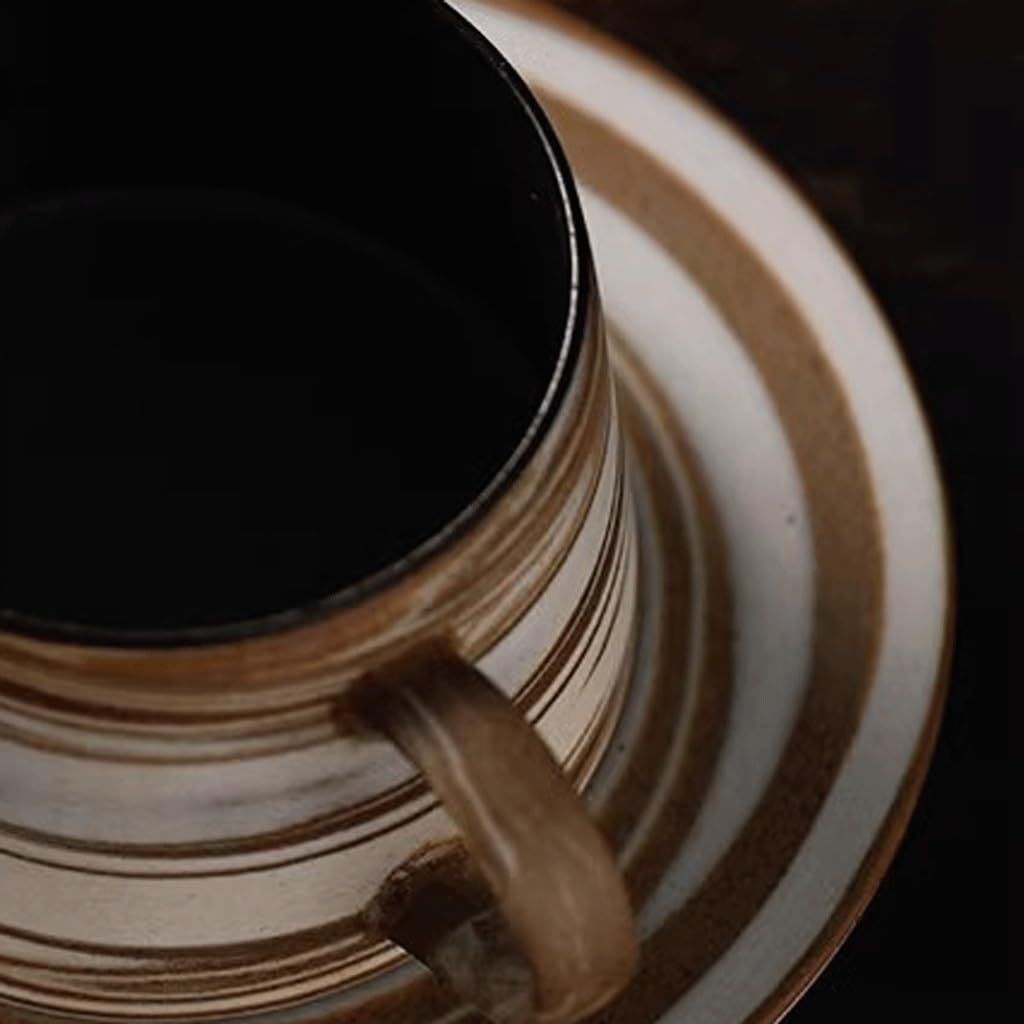 Tazas Cafe Taza De Café Vintage Cerámica Hecha A Mano Con Agua Mug Cups