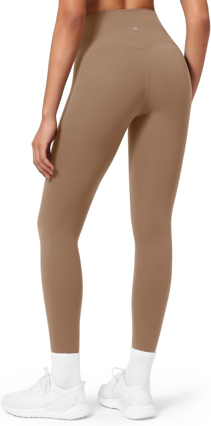 HeyNuts Pure&Plain x Workout Pro Leggings 25'', Compression High Waisted 7/8 Workout Pants