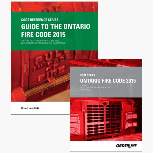 ONTARIO FIRE CODE 2015 PACK Orderline 9781771950671 Books Amazon.ca