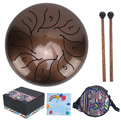 Tambour de langue en métal pour séances de méditation et yoga