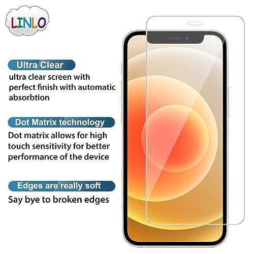 Image of Tempered Glass Screen Protector Compatible for Apple iPhone 12 Mini with Full Screen Coverage; Except Edges and Easy Installation Kit(Transparent), Pack of 1