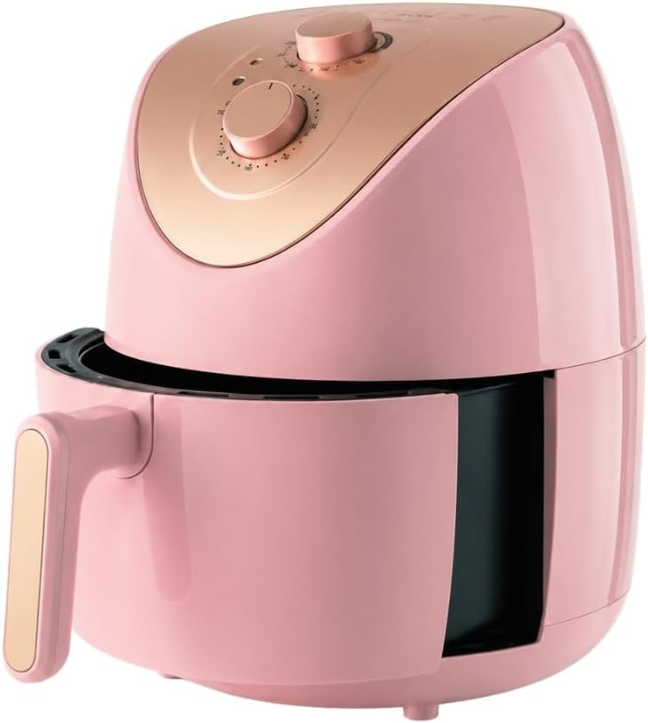 Fritadeira Sem Óleo Air Fryer Home Land 4L 1500W Antiaderente Timer 30 Min Controle de Temperatura 80°C a 200°C