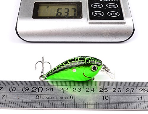 PROBEROS Crankbaits Set Fishing Lure Hard Baits Swimbaits Boat Ocean Topwater Lures Kit Fishing Tackle Hard Baits Set for Trout Bass Perch Fishing Lures Set (405)