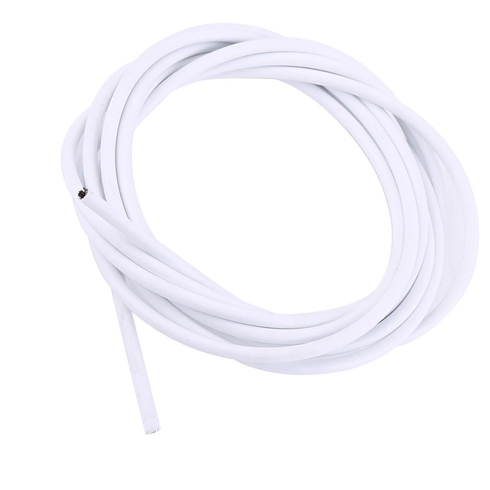 Ejoyous Kit Cavo per Bicicletta Guaina per Cavo in Acciaio, Gomma PVC, 4 Mm X, Sostituzione Deragliatore per Pendolari di Mountain Bike e Riparazione Ciclismo (White)