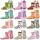 GRPSKCOS Stoppersocken Kinder 12 Paar Antirutschsocken Mädchen ABS Socken Rutschfeste Socken für Mädchen（#4 Panda 6-12 Monate）