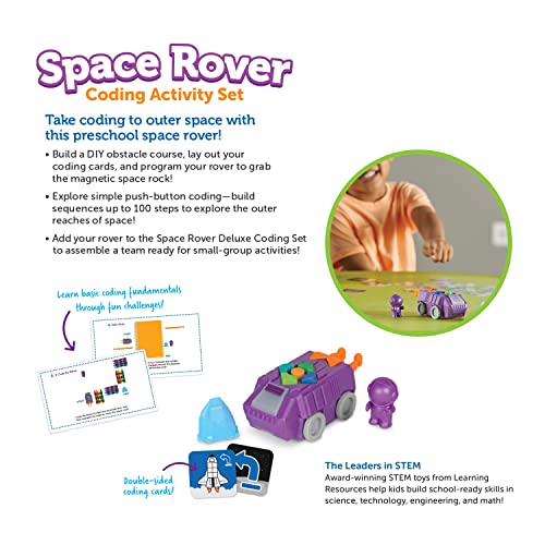 Learning Resources Space Rover Coding Set - Robotics for Kids, STEM Interactive Programming, Scientific Astronaut Toys, Engineering Gift Set, Games for Boys and Girls, Critical Thinking - Image 7