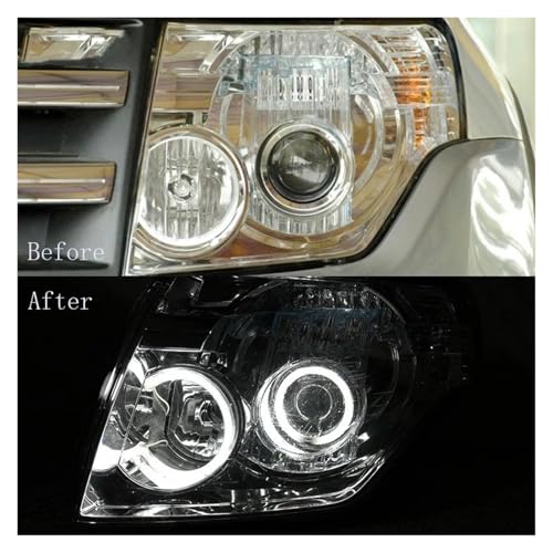 Kit halo para faros Mitsubishi Pajero IV aros CCFL Angel Eyes de alta densidad para Shogun Montero 2