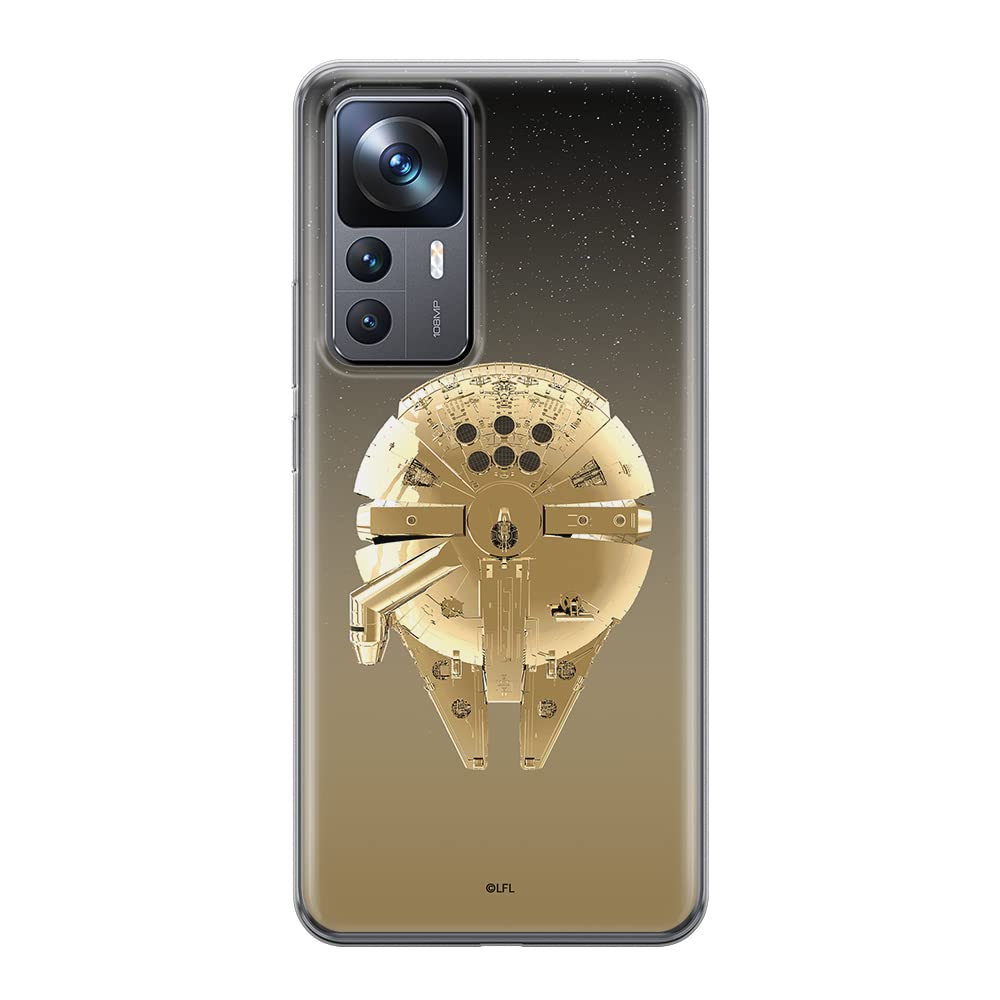 Ert Group custodia per cellulare per Xiaomi 12T/12T pro/K50 Ultra originale e con licenza ufficiale Star Wars, modello Darth Vader 007 adattato alla forma dello smartphone, custodia in TPU