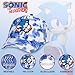 Accessory Supply Boys Sonic Hat for Kids, Sonic The Hedgehog Baseball Hat with Adjustable Velcro Back, Cotton Breathable Cap