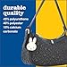 Danielle Nicole Miffy Shoulder Bag, Women's Quilted Mini Handbag with Adjustable Shoulder Strap, Black, One Size