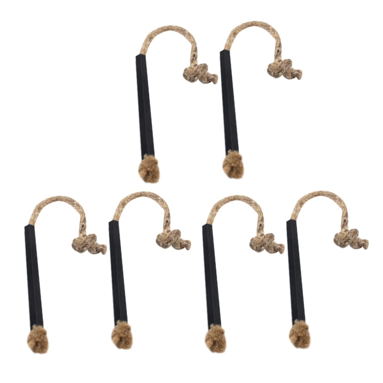 Sosoport 2sets Survival Wick Cord Outdoor Rope Long Burning Safe Ignition Tube 6pcs*2