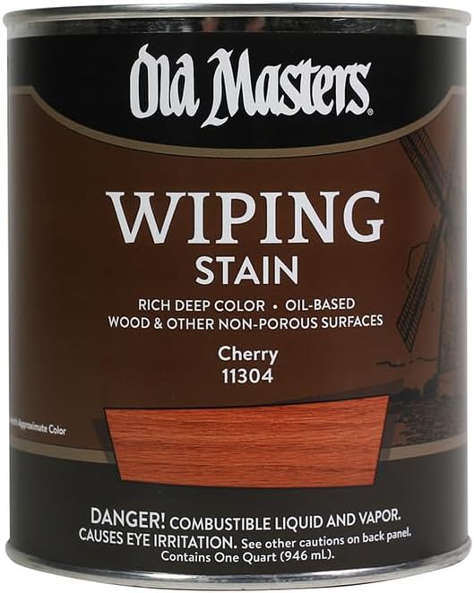 Old Masters 11304 Wiping Stain, Cherry