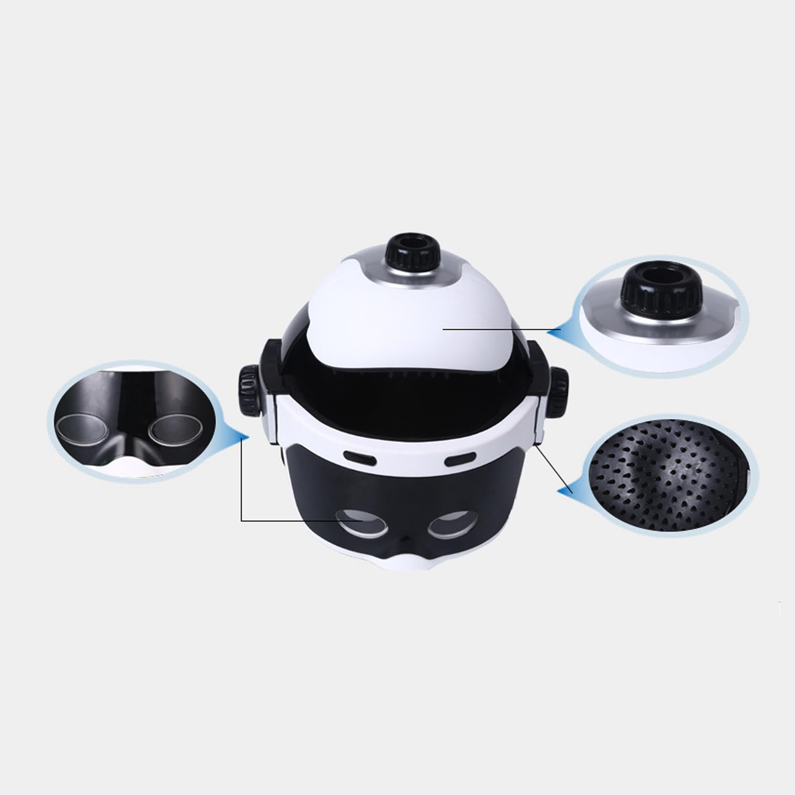 Masseur électrique du cuir chevelu, InnovTec masseur de tête, appareil de massage multifonctionnel, casque de massage cérébral à domicile