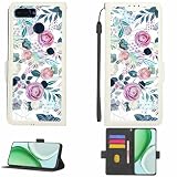 Kinetijy hülle Kompatibel Für SIM Free Alba 6 Hülle Hülle Handyhülle Schutzhülle [Mit 9H Festigkeit HD Schutzfolie][RFID-Blockierung][Brechungseffekt] LPT-HUA3