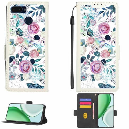 Kinetijy hülle Kompatibel Für SIM Free Alba 6 Hülle Hülle Handyhülle Schutzhülle [Mit 9H Festigkeit HD Schutzfolie][RFID-Blockierung][Brechungseffekt] LPT-HUA3