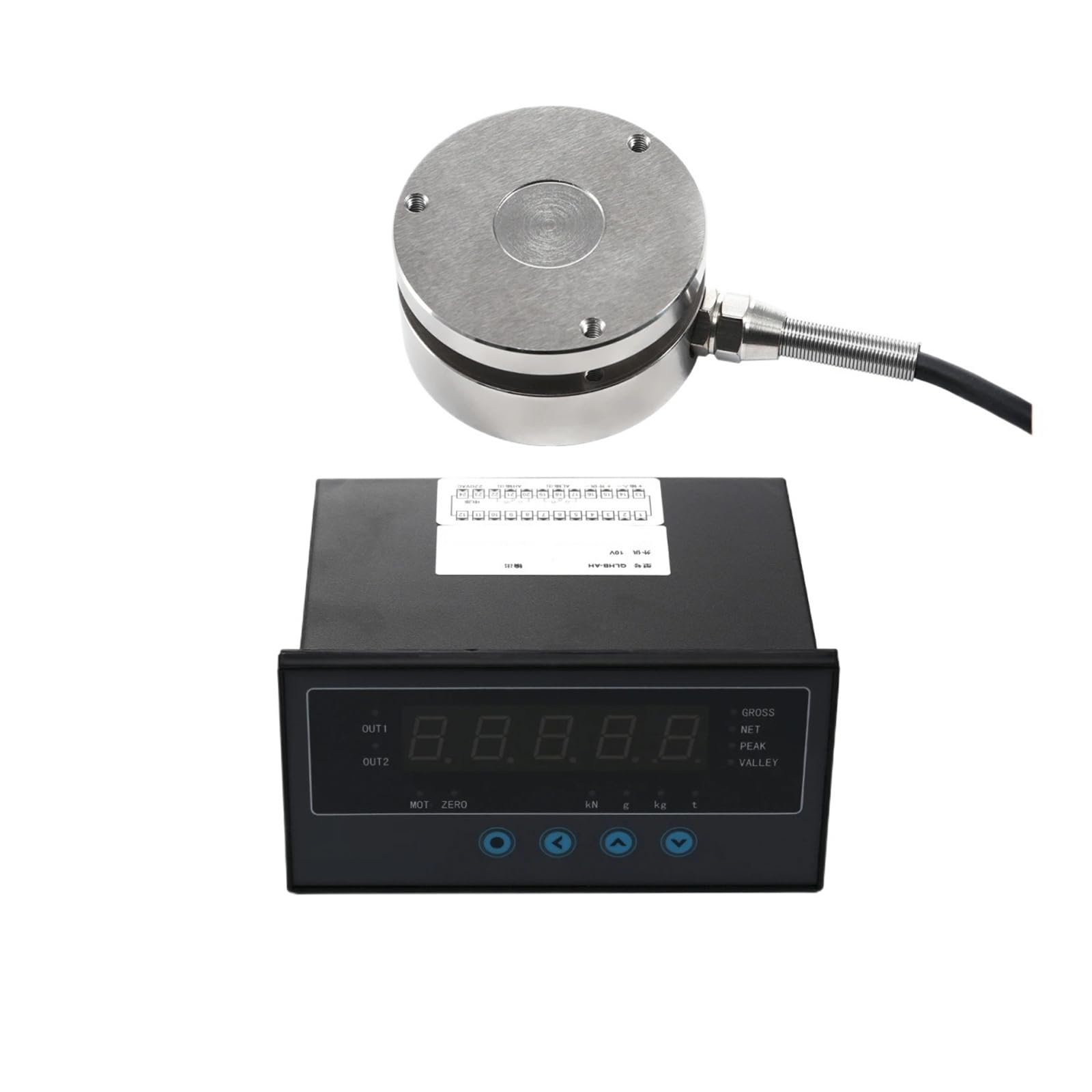 MXXDMOPD Indicator Display+Load Cell Double-Sided Pressure 200kg 300kg 500kg(100kg)
