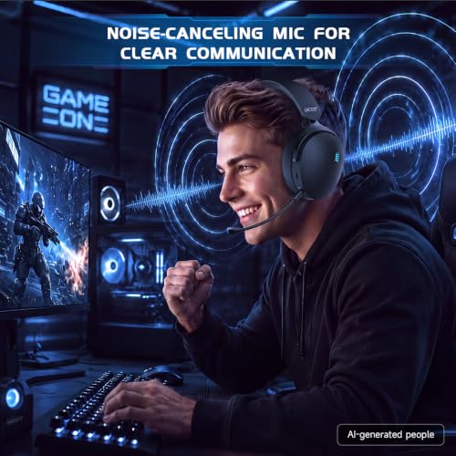 Acer Wireless Gaming Headset with Aluminum Frame for PS5, PC, Switch -Black - image 5