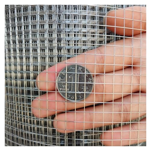 Rete metallica in acciaio inossidabile da 6 mm/0,6 mm, griglia metallica multifunzionale per gabbie, 1 x 8 m, ideale per recinzioni e giardinaggio