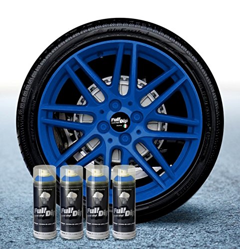 Sophisticauto Full Dip Packs Ahorro Llantas 4 Sprays Azul Mate