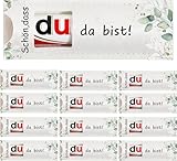 24 Stück Schön dass du da bist Gastgeschenke, Hülle Filz Schokoriegel Geschenkbox, Filz Geschenk Gastgeschenk für Hochzeit Geburtstag Abschluss Kommunion Konfirmation Taufe