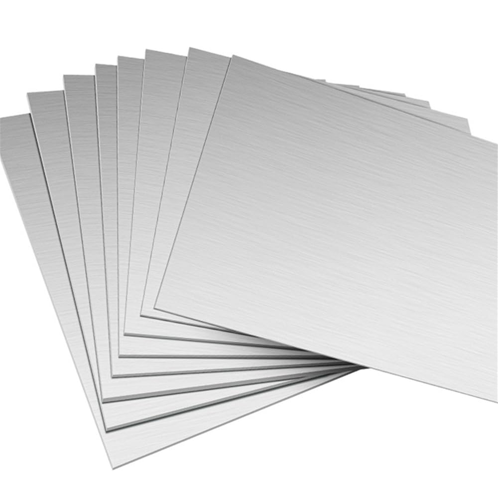 Foglio di alluminio puro al 99,99% da 5 pezzi, striscia di alluminio ad alta purezza(4.0x100x100mm)