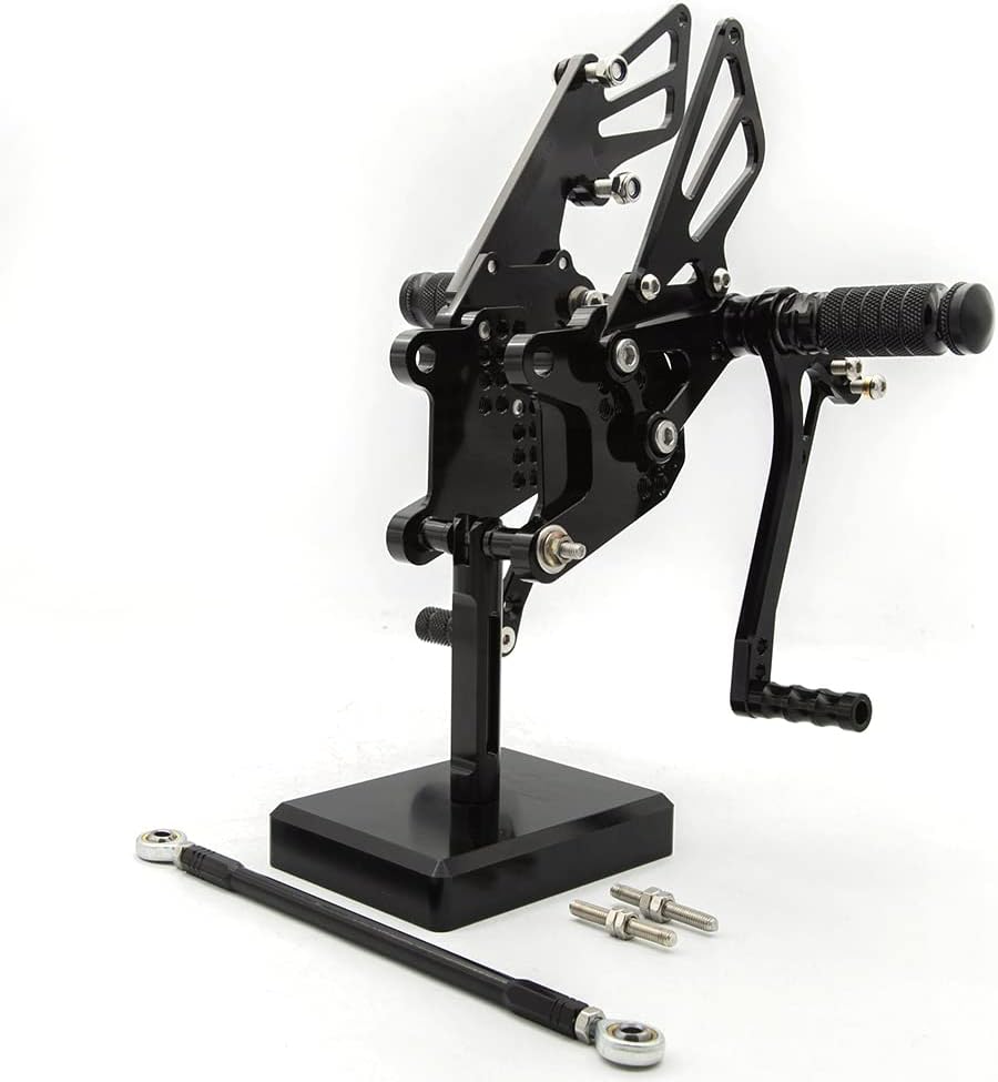 CNC ZX10R 06-10 オートバイ調整可能なリアセットフットペグリアセット