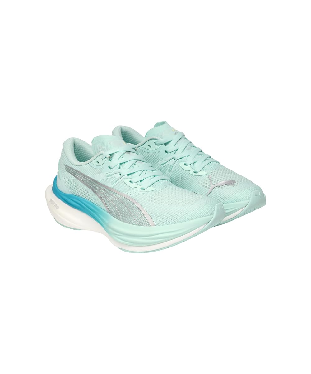 Puma Damen Deviate Nitro 3 WNS Mint Melt-Speed BlueSchuhe