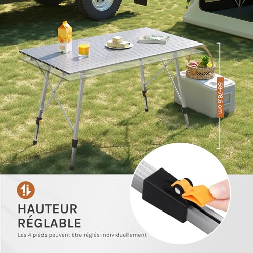 Table de camping pliante WOLTU pour résoudre le manque d'espace
