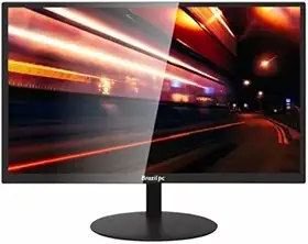 Monitor LED 20' HD+ Brasil PC 20WR, Widescreen 1600x900, 75Hz, HDMI/VGA, VESA, 5ms, Preto