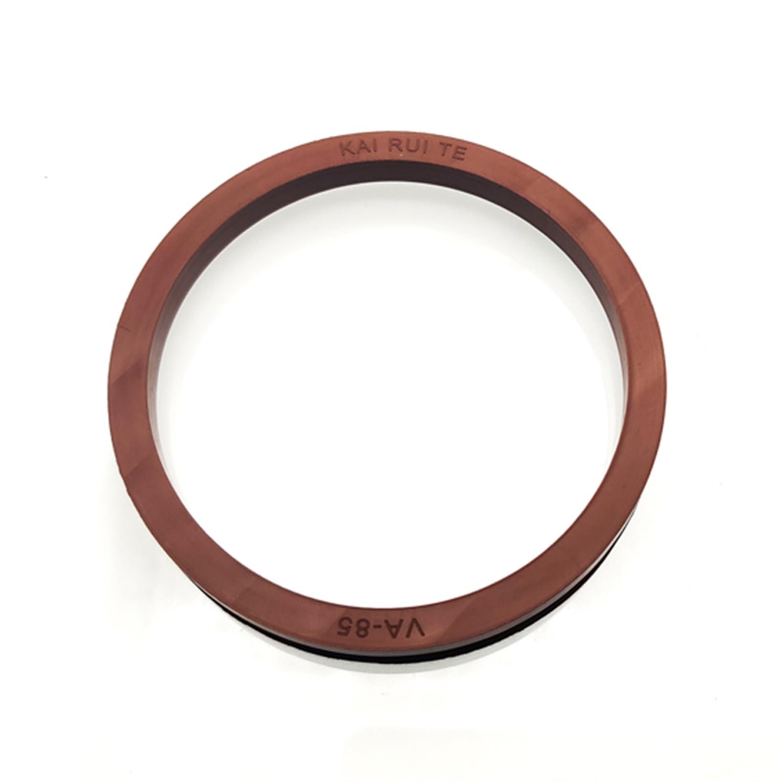 Anillo de sello de agua VA/VD, caucho de flúor de 3-200mm, caucho de nitrilo, resistente al desgaste, impermeable y a prueba de aceite, anillo de sello giratorio en forma de V (Color : FKM-Brown, Ta