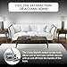 Prolux 30 ft Universal Central Vacuum Kit with Suction Driven Turbo Nozzles - Central Vacuum Hose for Versatile Cleaning on Surfaces - Convenient Central Vac Tools for Upholstery, Stairs & Hard Floors