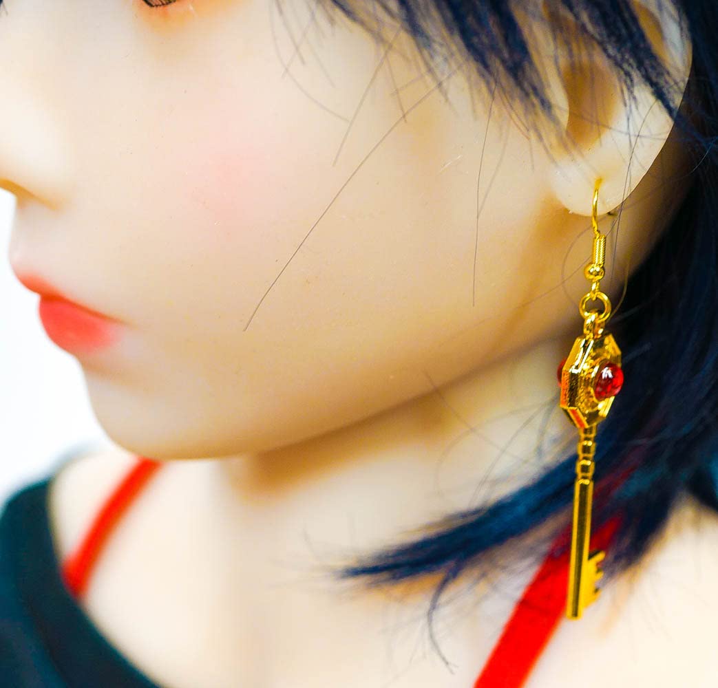 Amazon.co.jp: ピアス ジョジョの奇妙な冒険 鍵 キー 亀の甲羅