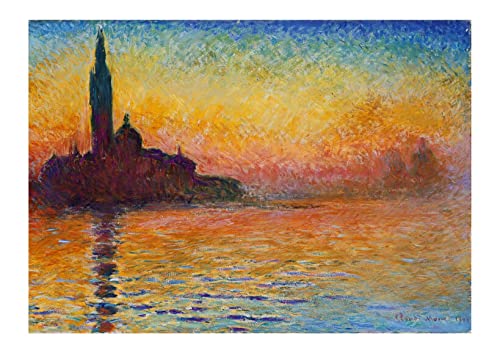 Tableau Monet Venise au coucher de soleil pour une ambiance romantique chez soi