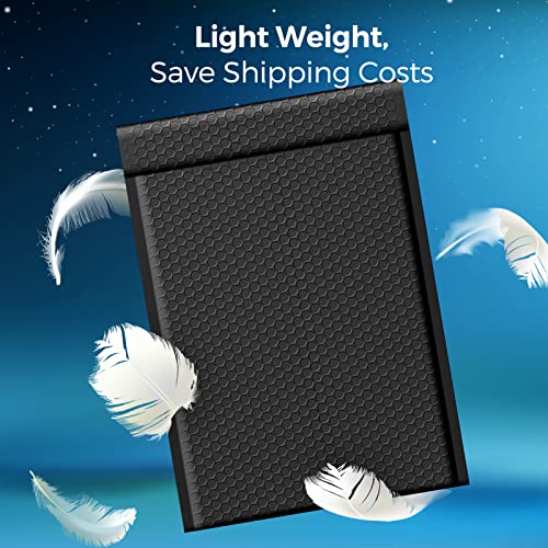 Image of Fuxury 500 Pack Black Bubble Mailers 10.5x16 Inch, Self Seal Padded Envelopes Waterproof Mailing Envelopes Bubble Padded, Cushioning Padded Mailers, Bubble Bags for Packaging, Small Business Large #5