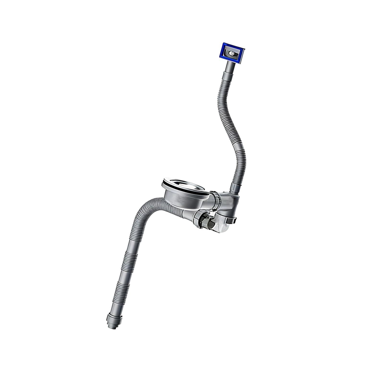 Setchen Washbasin Sink Bathroom Downpipe Fittings Flexible Connection Single/Double Sink Drain Pipe Set Enduring Garbage Accessories