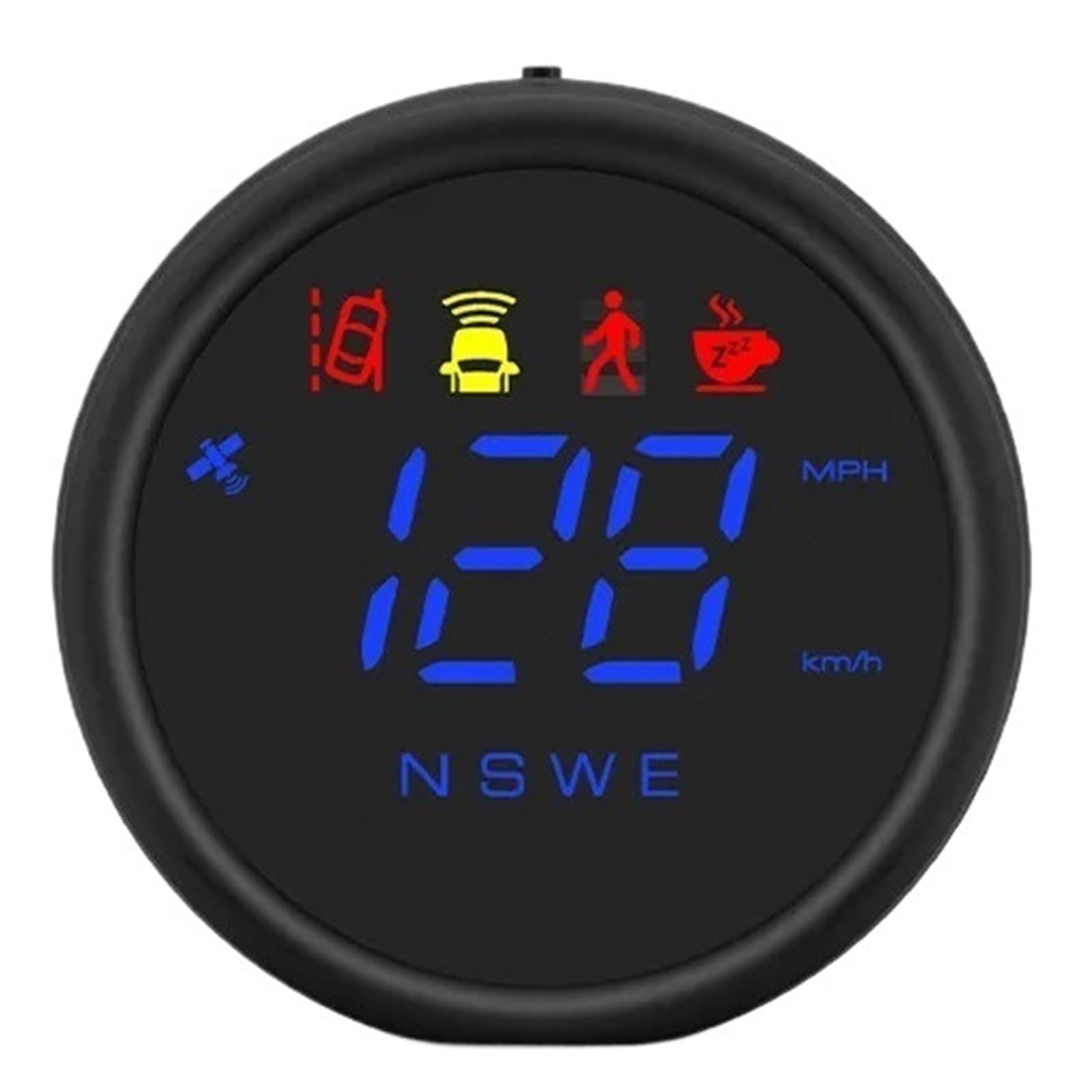 Wyświetlacz Head Up Dla HUD Uniwersalny Wyświetlacz Head Up Wyświetla Alarm Ostrzegawczy Inercyjnego Prędkościomierza GPS Dla Samochodu Ciężarowego Autobusu Przyrząd Wielofunkcyjny(TLG70-Blue)