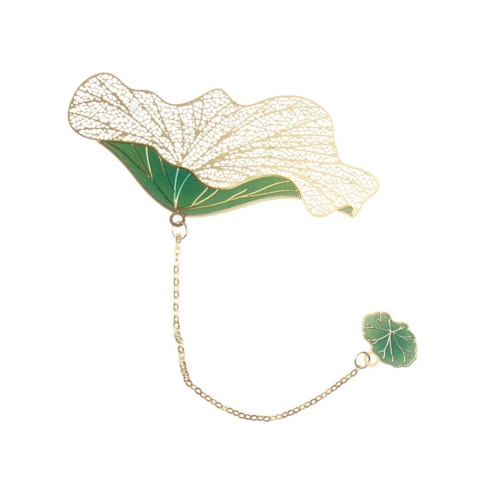 Segnalibri Clip in Ottone Cinese in Ottone Bookmark Book Clip Pagination Mark Nuovo Pendente in Metallo Nappa cavità segnalibro Bambini (Color : A-1)