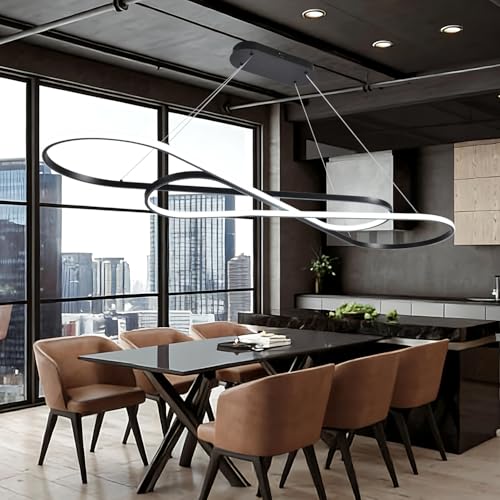 Image of 59.06in Large Modern LED Pendant Chandelier