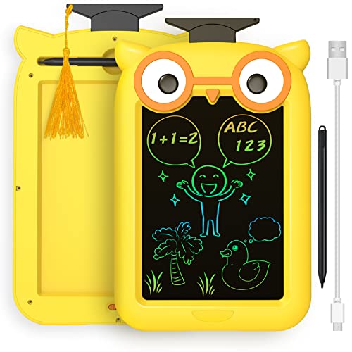Sungoleo Rechargeable Lcd Writing Tablet 8.5 Inch Colorful Doodle Board Erasable Reusable Lcd Drawing Board Kids Gifts Learning Educational Toy For 3 4 5 6 7 8 Year Old Boys Girl Birthday Gifts #TOP2
