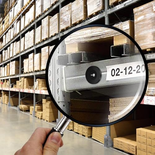 Image of 4 pcs Black Patrol Tags Ntag213 On-Metal NFC Tags Heavy Duty Sticky Token Waterproof 13.56MHz RFID Inductive Tag with Sticky Backing, Compatible with G4S Secure Trax, Trackforce and Silvertrac -35mm