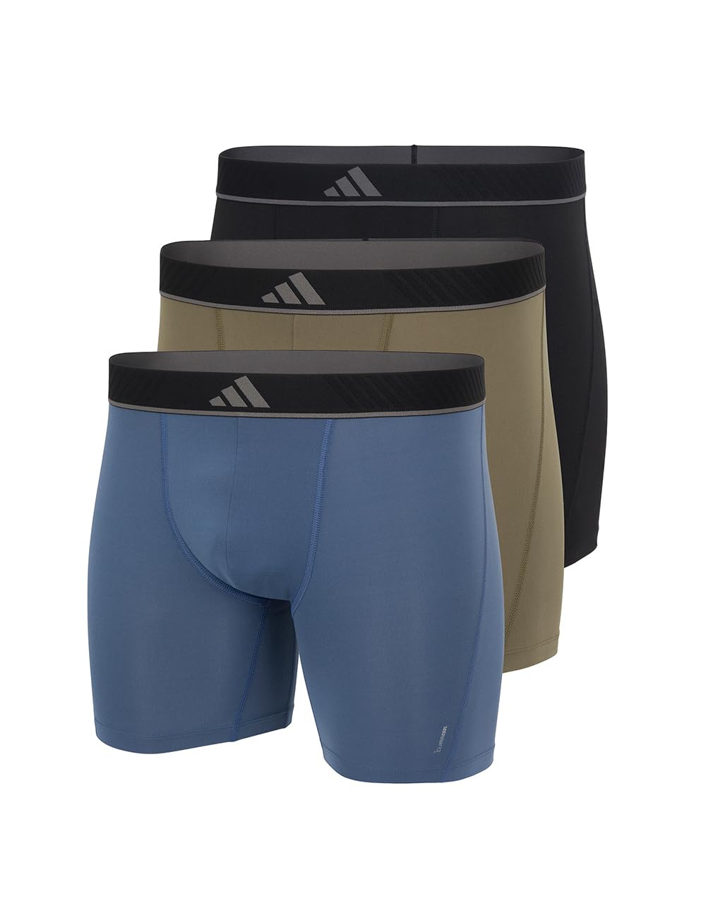 adidas Herren Boxer Brief (3 Pack) - Active Micro Flex Eco - Boxershorts - Bequeme Unterwäsche