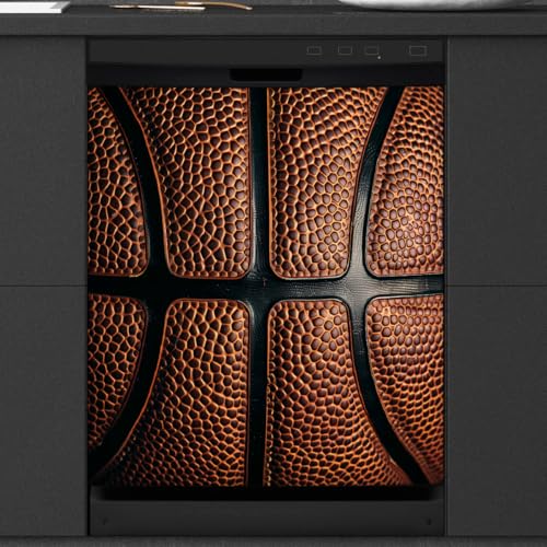 Panel frontal magnético para lavavajillas de baloncesto con cubierta protectora de 53,3x66 cm