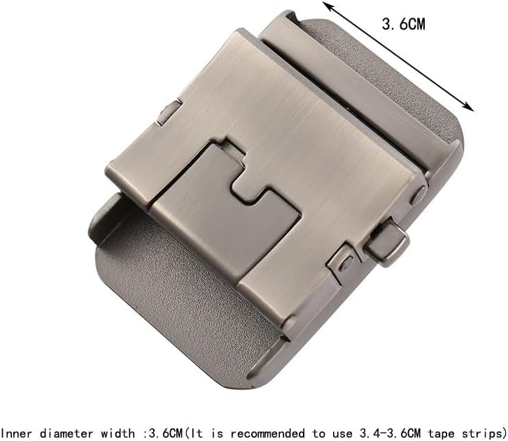 Square Metal Men's Belt Buckle Versatile Elegant Business Casual Clothing Accessories