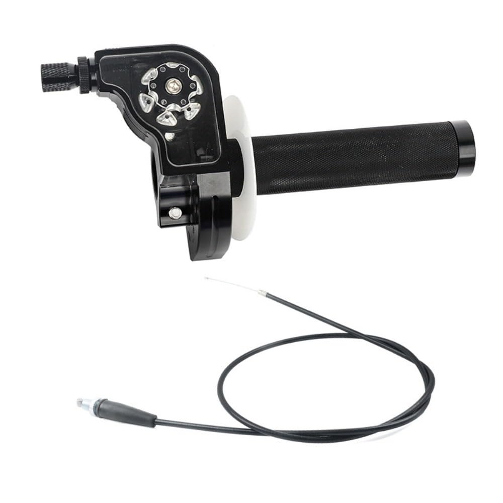 Acelerador De Aluminio Universal 22mm M10 * 1,5 Empuñaduras Manillares Gas Giro Rápido Motocicleta Rotativa