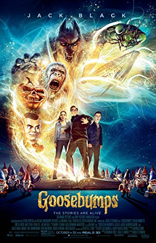 WMG Goosebumps - Movie Poster 2015 (12 x 18) Glossy Photo Paper; R.L. Stine, Jack Black