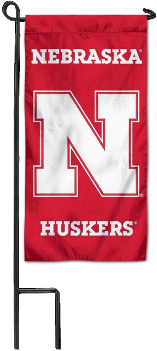 Nebraska Cornhuskers Mini Garden and Flower Pot Flag Topper
