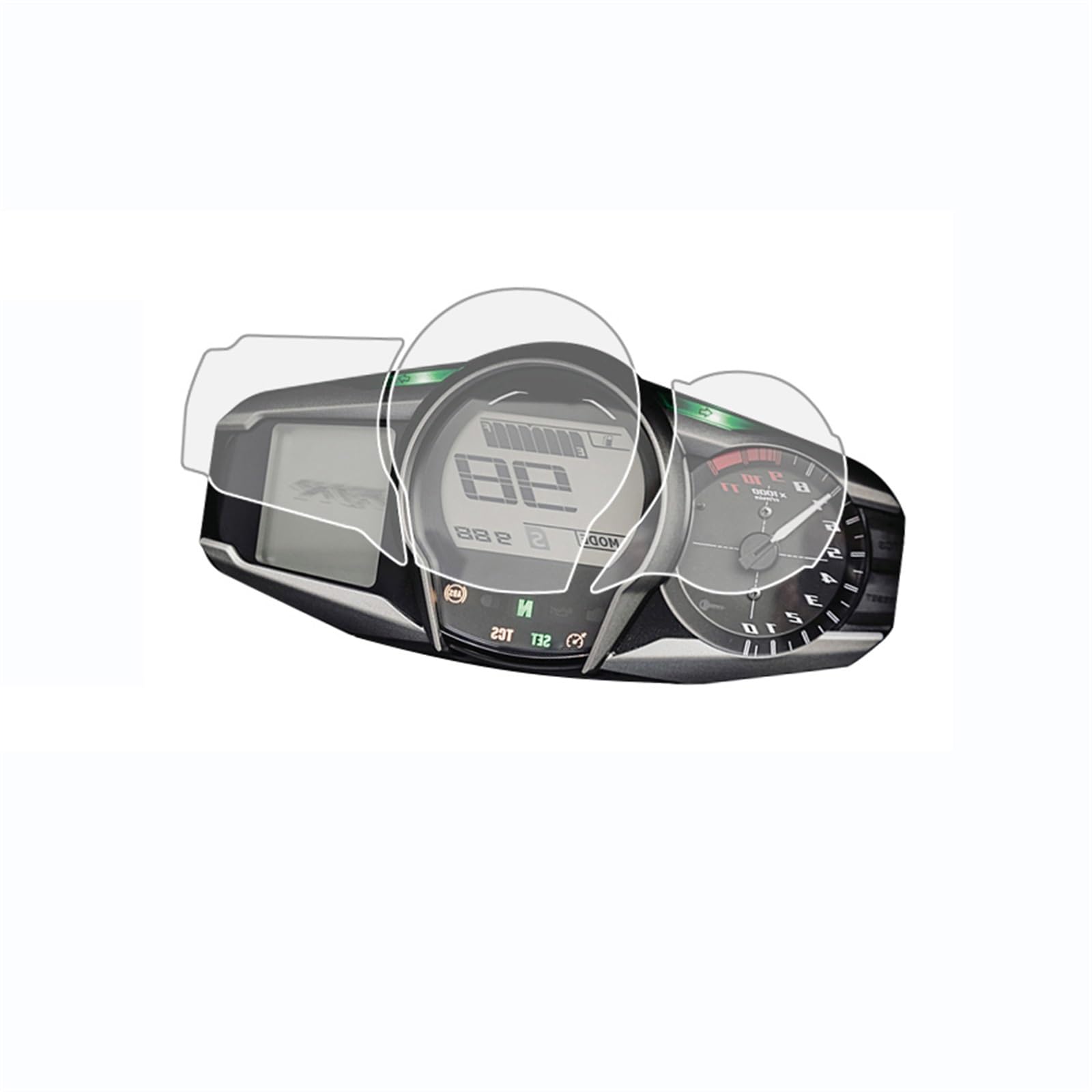 Protecteur d'écran moto anti-rayures pour éliminer les reflets sur Yamaha FJR 1300