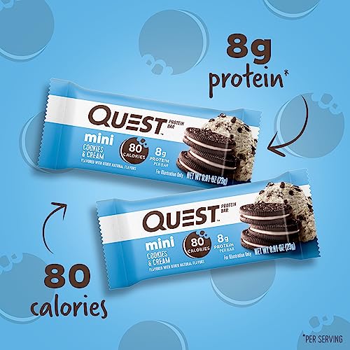 Quest Nutrition 2242865 Mini Cookies & Cream Protein Bars thumb #1