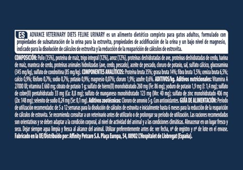 ADVANCE Urinary Trockenfutter Katze, 1-er Pack (1 x 1.5 kg)