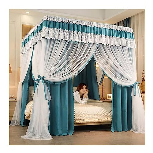 Mosquitera con dosel de encaje de 180x200cm cortinas decorativas para una habitación romántica 2